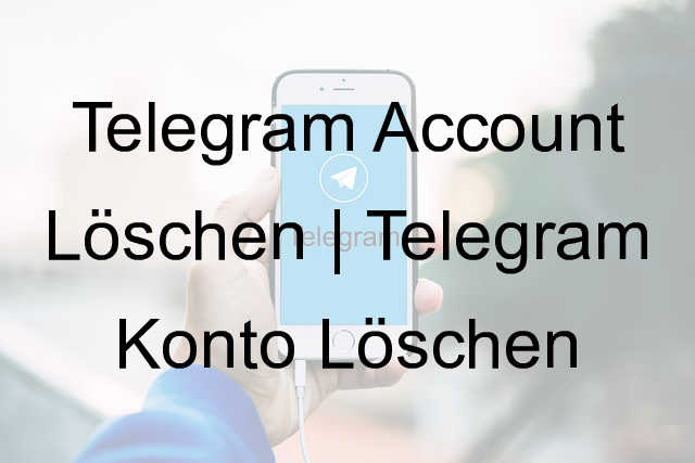 telegram account löschen